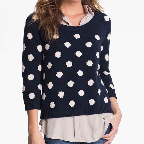 Lucky Brand Polka dot sweater - Picture 9 of 13